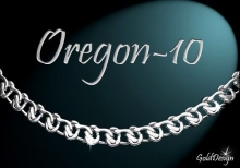 Oregon 10 - řetízek rhodium